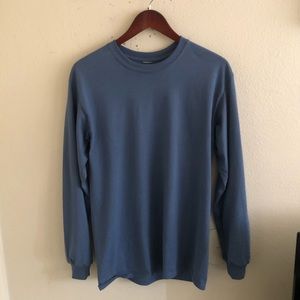 Mens longsleeve Blue Tee. M